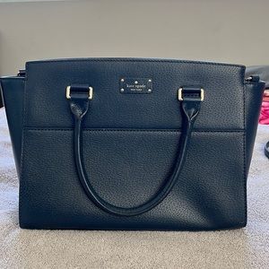 Kate Spade Lana Grove Street Satchel - Navy Blue